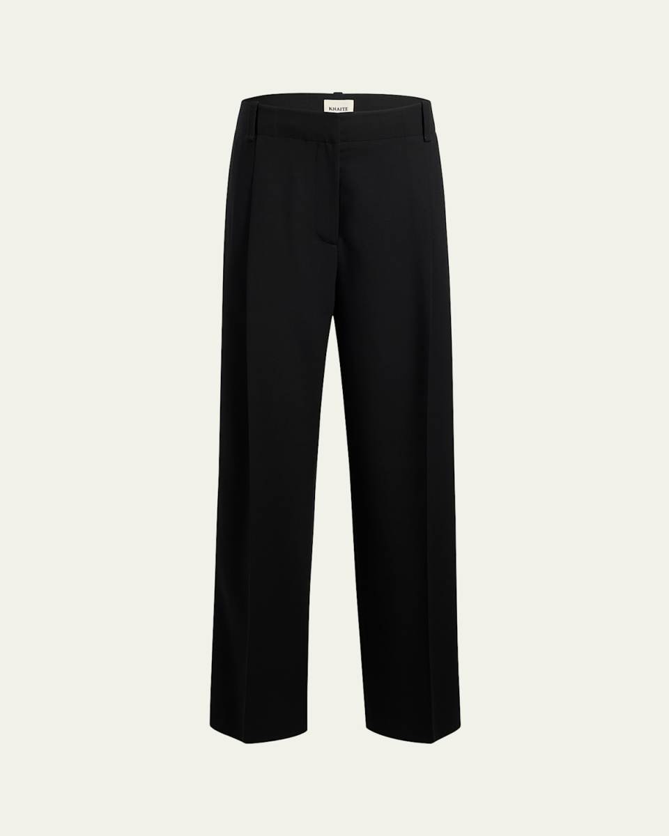 Lenton Pintuck Wool Pants